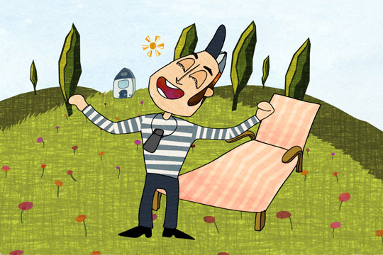 Film still: Felix in paradise...?